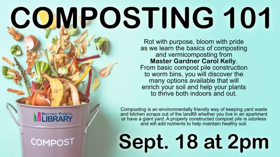 Composting 101 at the Marion Public Library