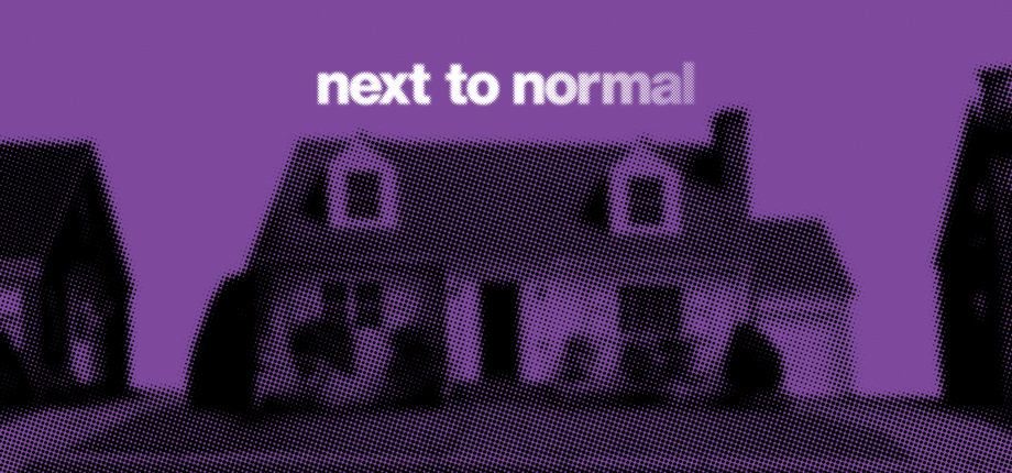 Next to Normal logo- picture of a house