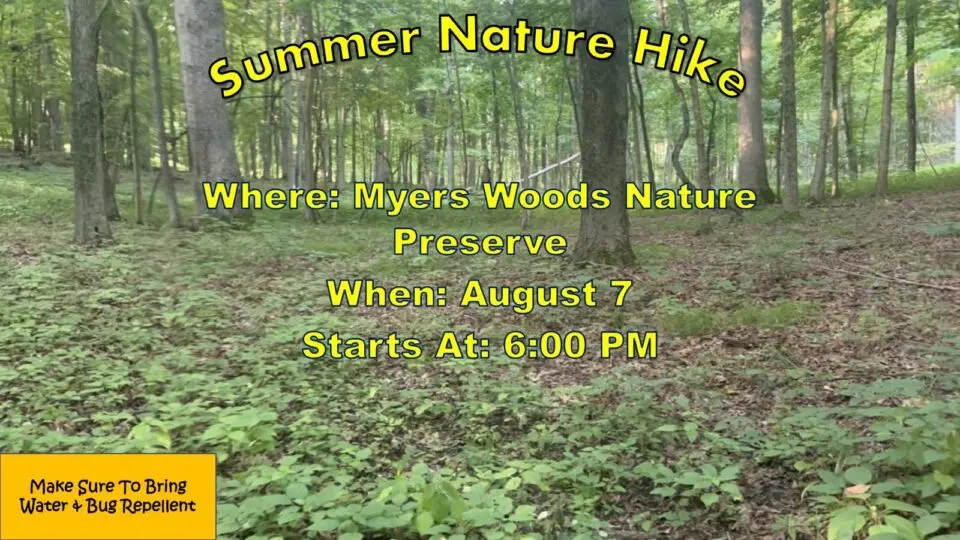 Nature Hike at Myers Woods Nature Preserve