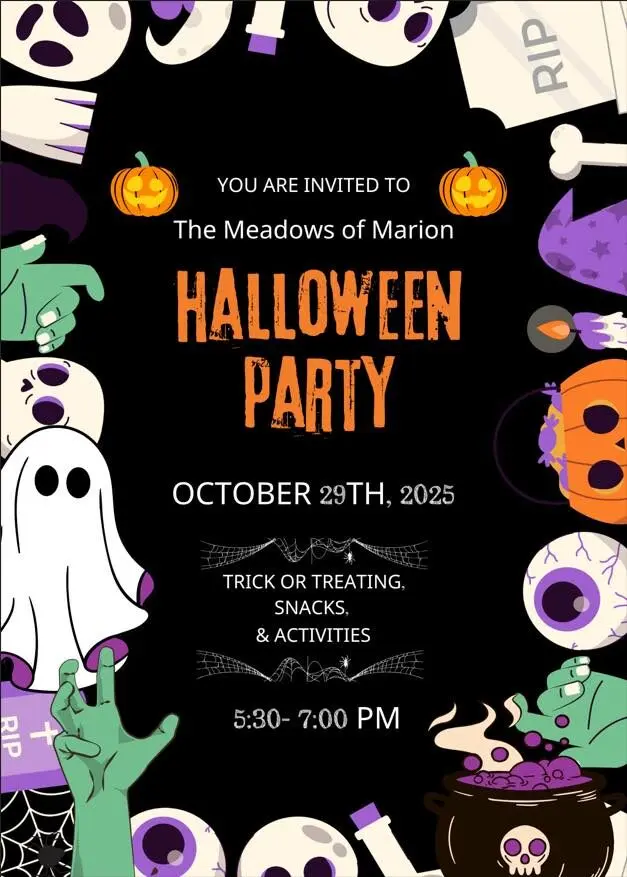 Halloween Party at The Meadows of Marion