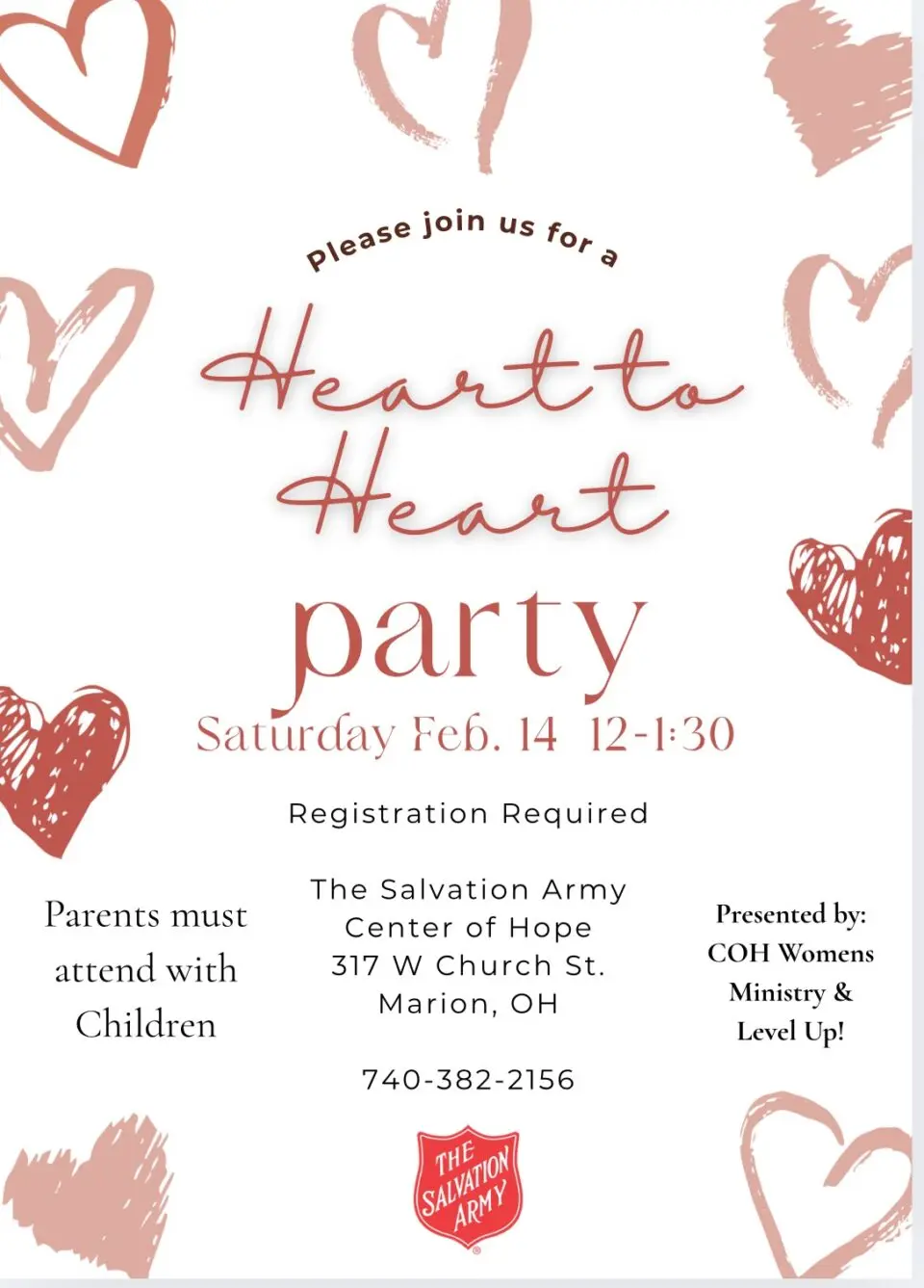 Heart to Heart Party at The Salvation Army