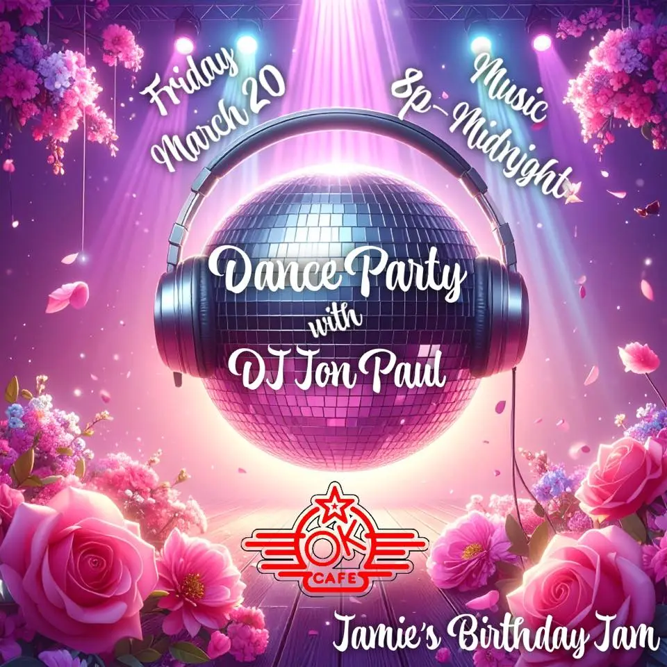 Dance Party with DJ Jon Paul at the OK Café