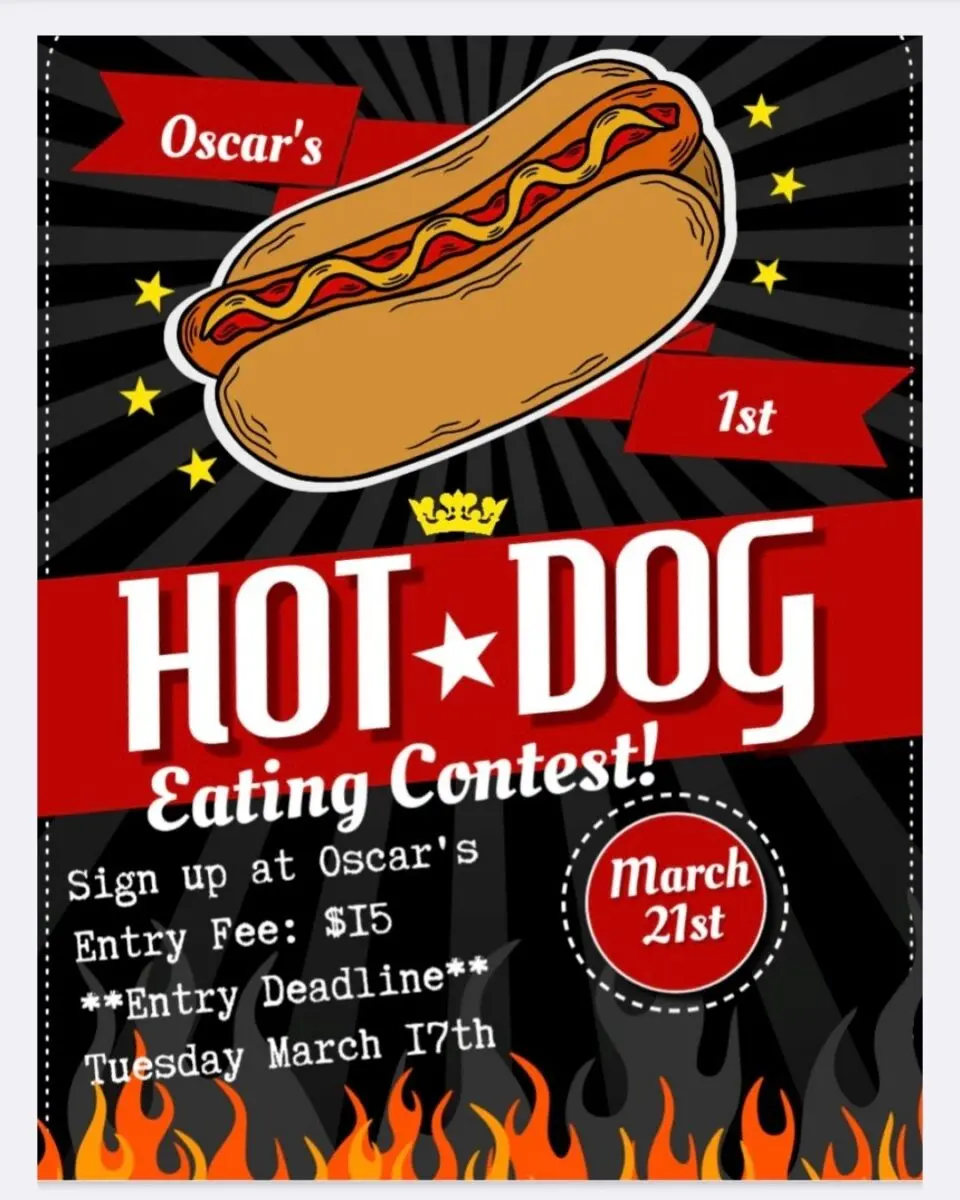 Hot Dog Eating Contest at Oscar's