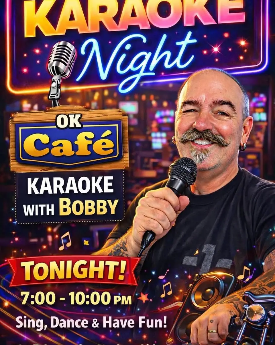 Karaoke with Bobby at the OK Café