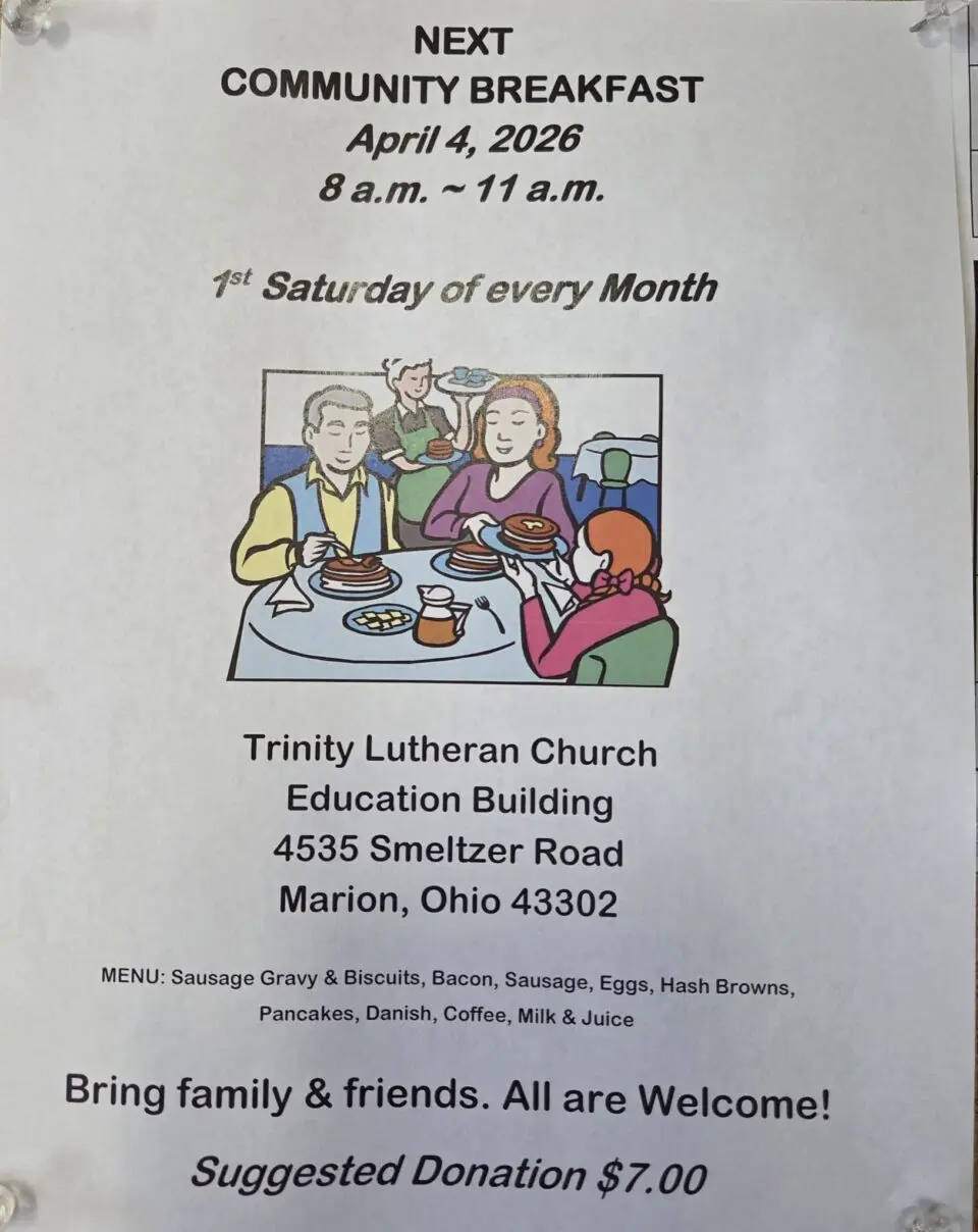 Community Breakfast at Trinity Lutheran Church
