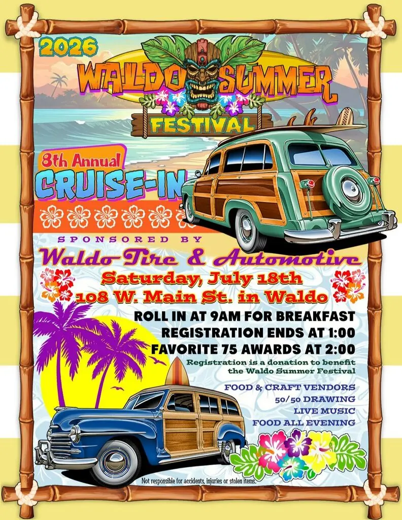 8th Annual Waldo Tire Summerfest Car, Truck and Bike Show