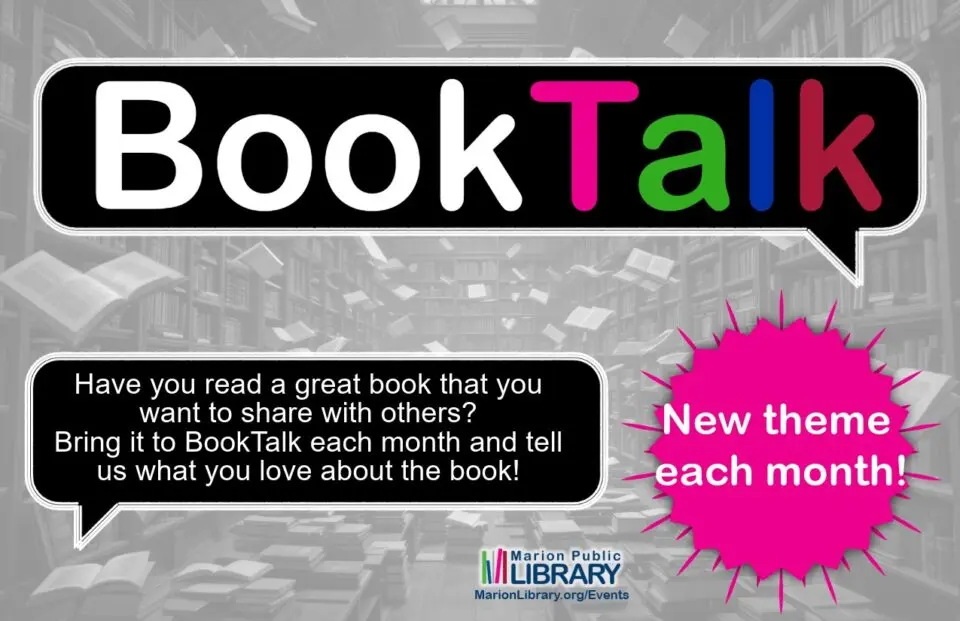 BookTalk at the Marion Public Library