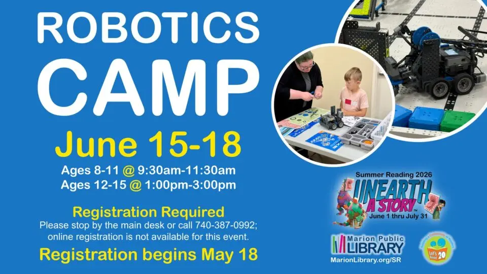 Robotics Camp at the Marion Public Library