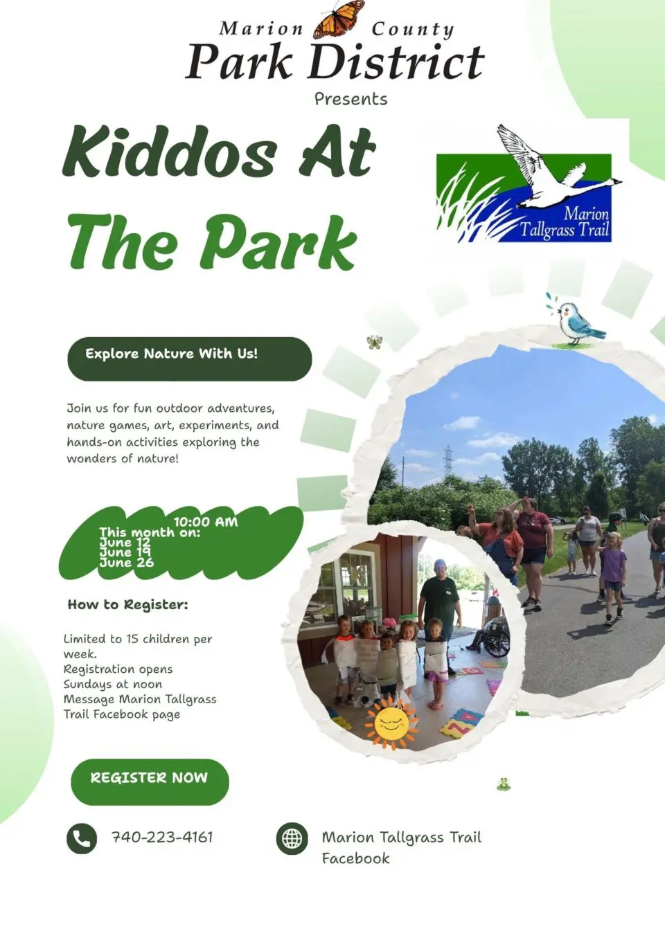 Kiddos At The Park Outdoor Preschool at Marion Tallgrass Trail
