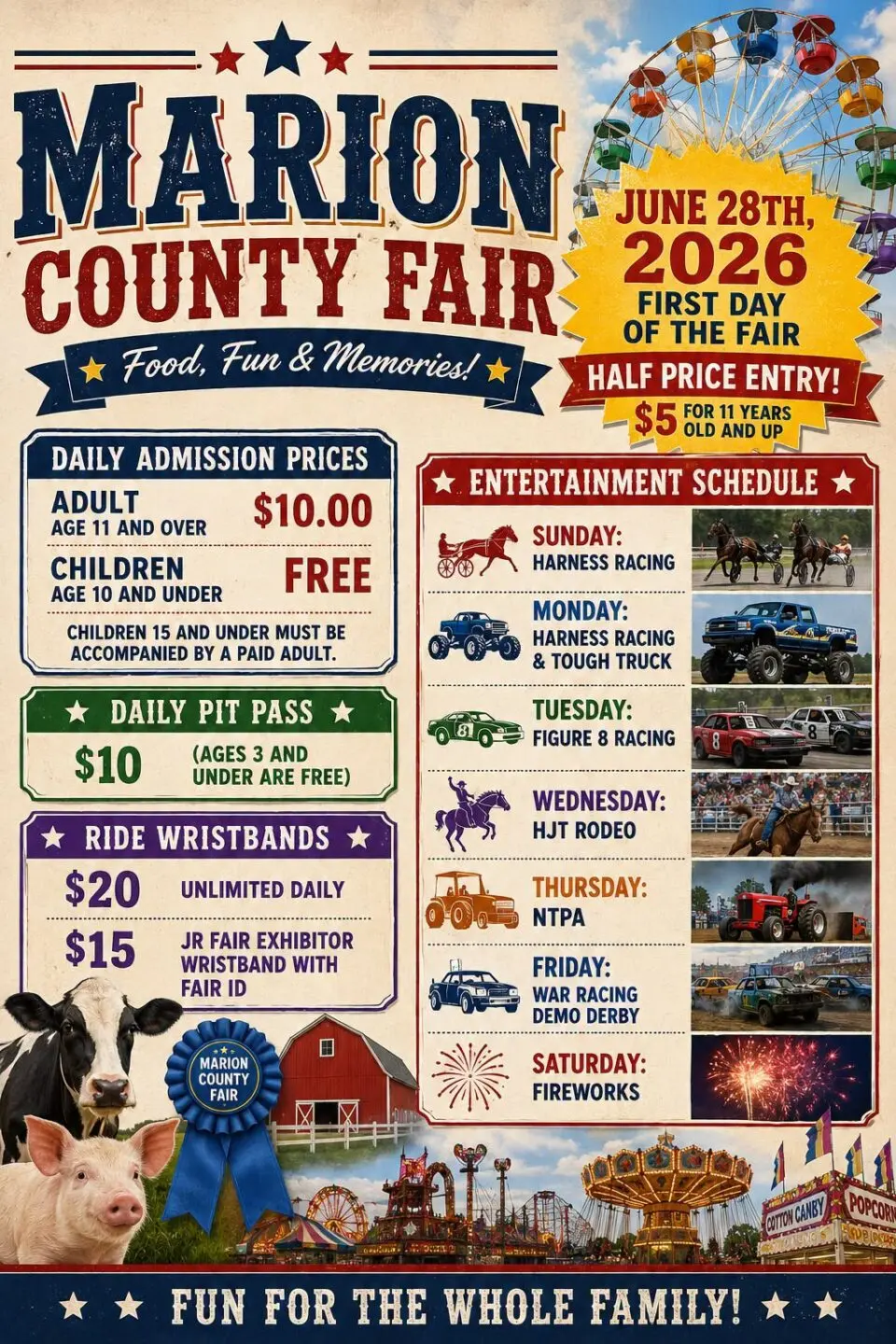 176th Annual Marion County Fair at the Marion County Fairgrounds