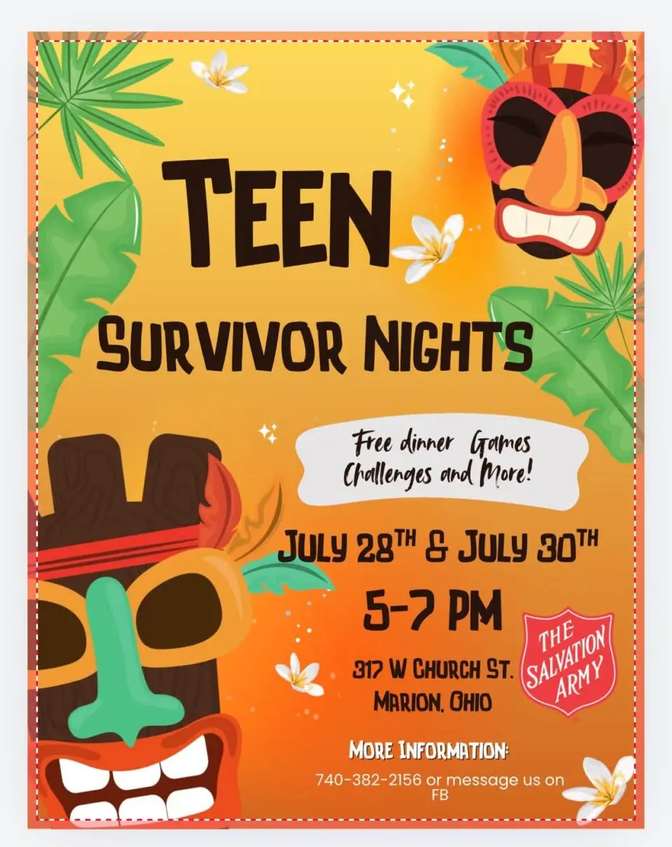 Teen Survivor Nights at The Salvation Army