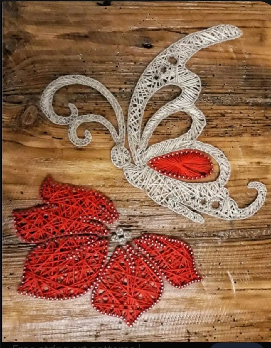 Creative Women Class (String Art) at the Marion Women's Club & Home