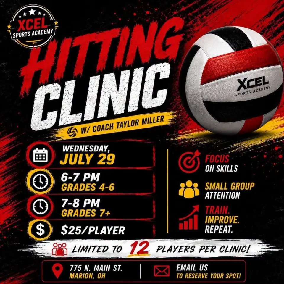Volleybl Hitting Clinic at Xcel Sports Academy