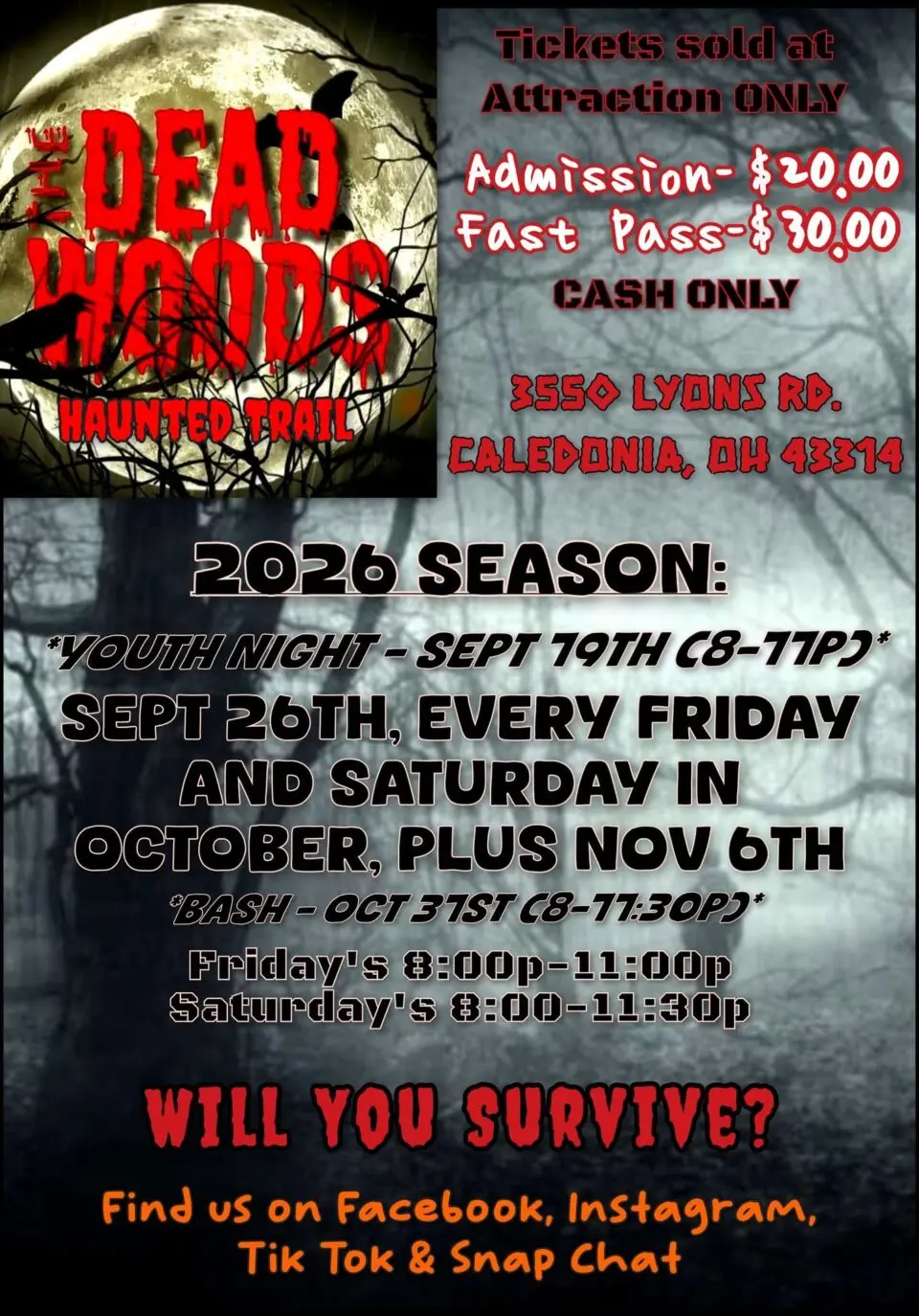 The Dead Woods Haunted Trail