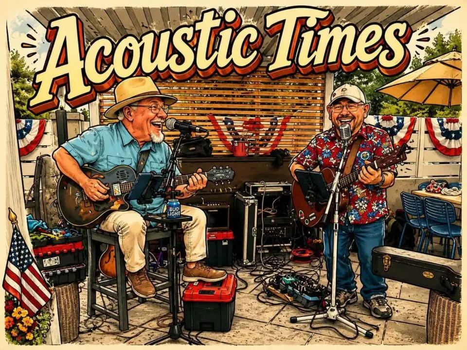 Friday Patio "Wine Down" with Acoustic Times at the Ok Café