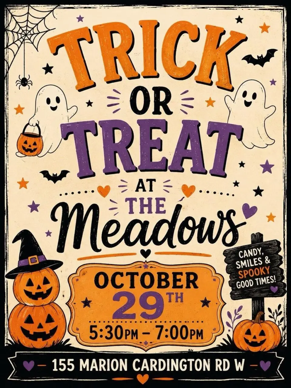 Trick or Treat at The Meadows of Marion