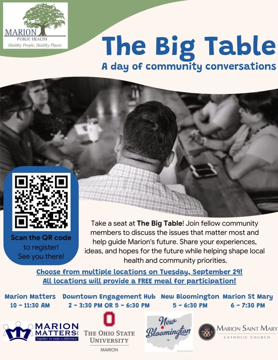 The Big Table: A Day of Community Conversations in Marion County
