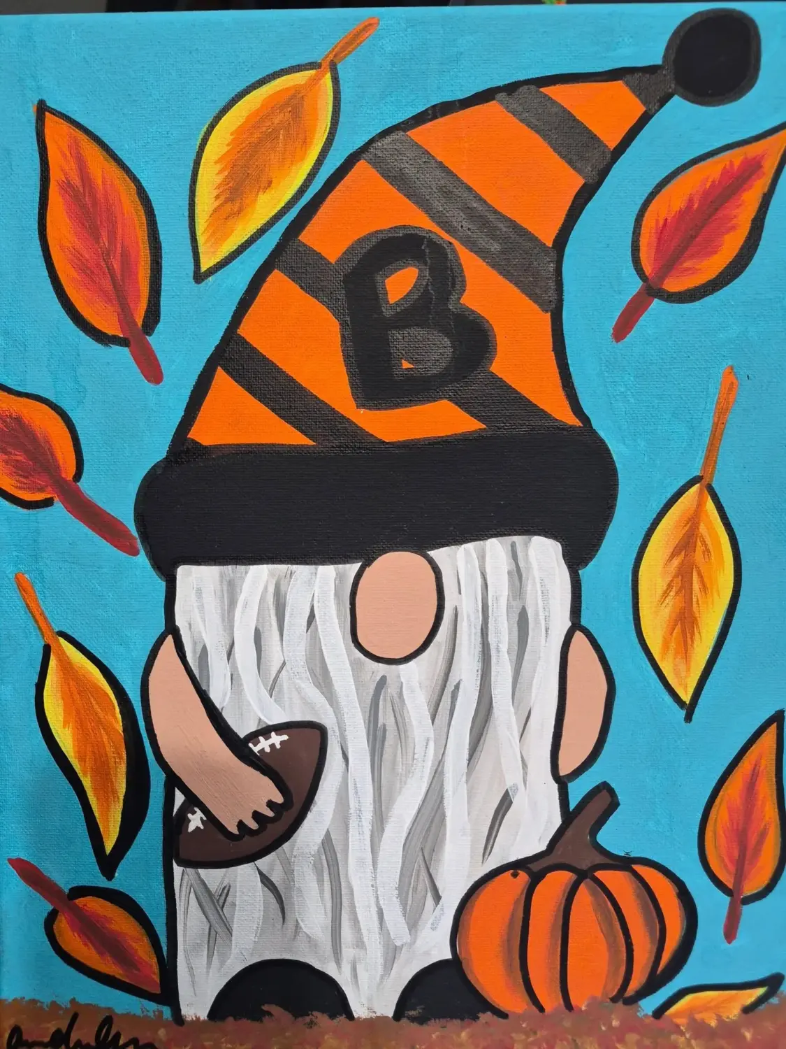 Football Thursday: Team Gnome Painting