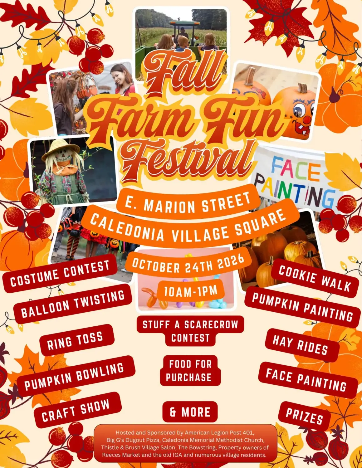 Fall Farm Fun on the Caledonia Public Square