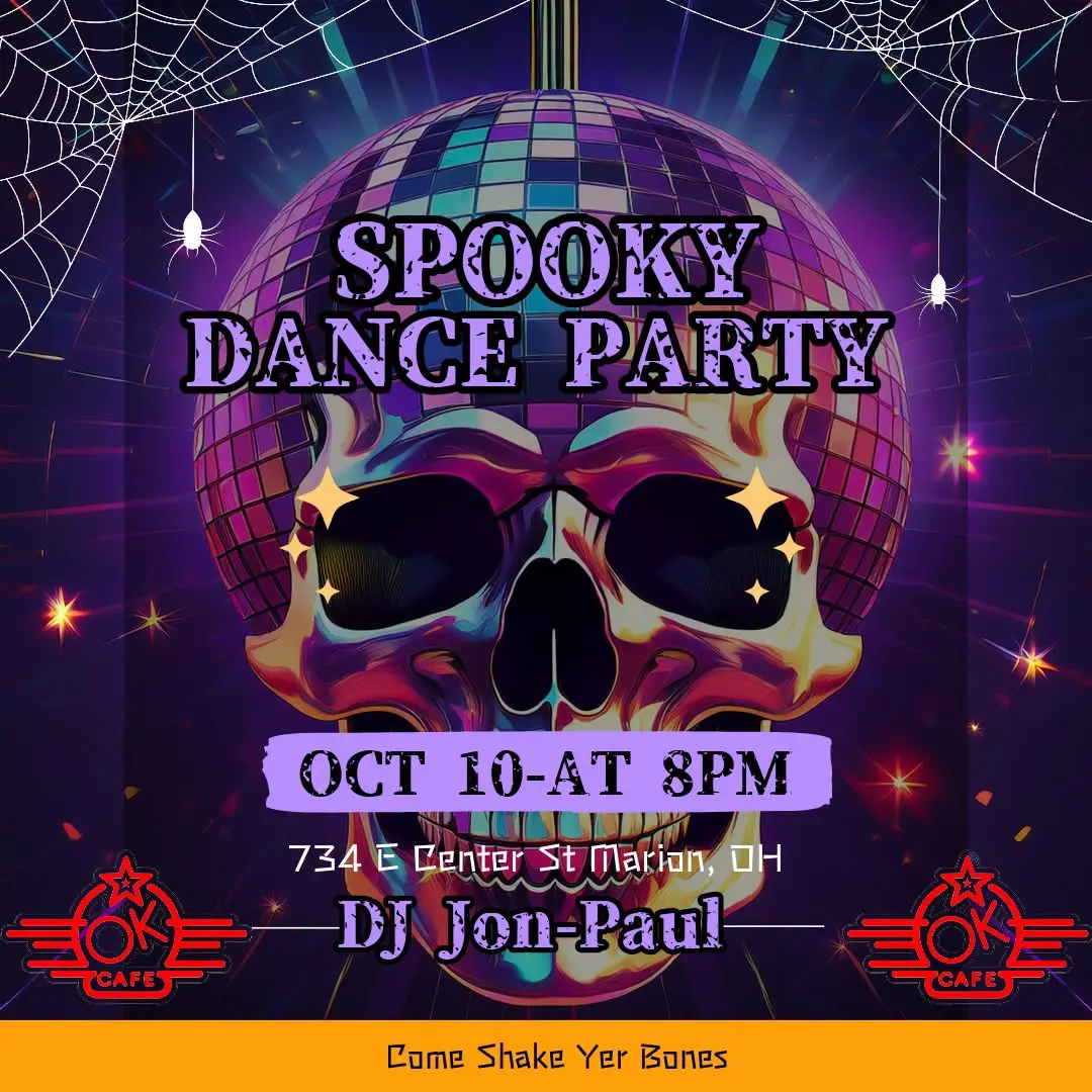 Spooky Dance Party with DJ Jon Paul at the OK Café