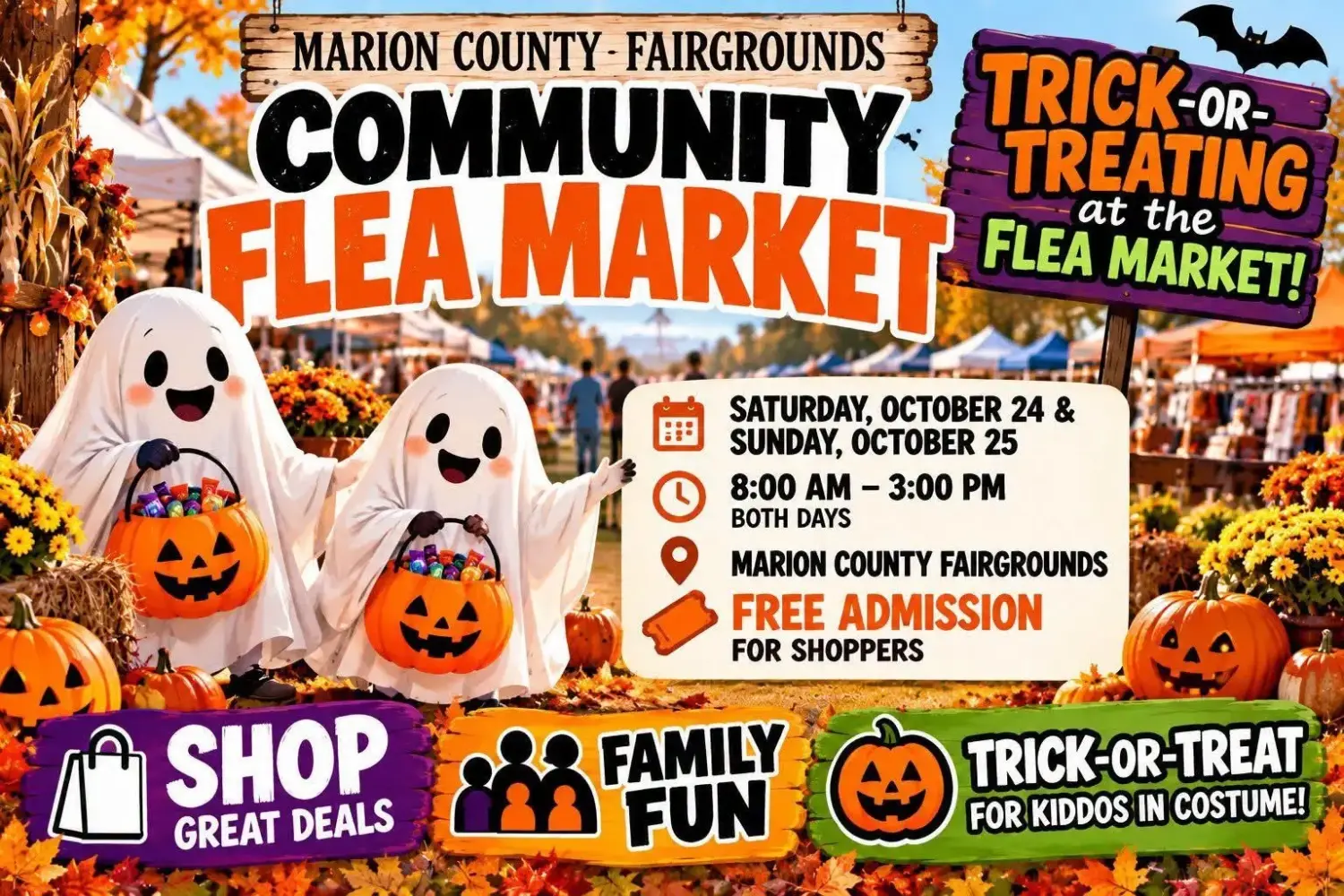 Community Flea Market at the Marion County Fairgrounds