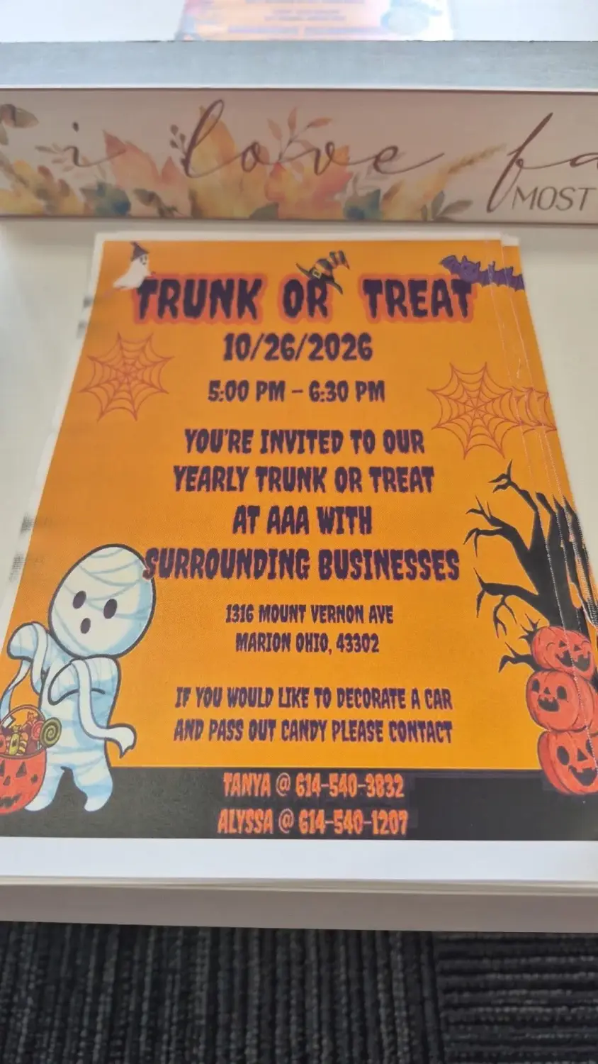 Annual Trunk or Treat at AAA