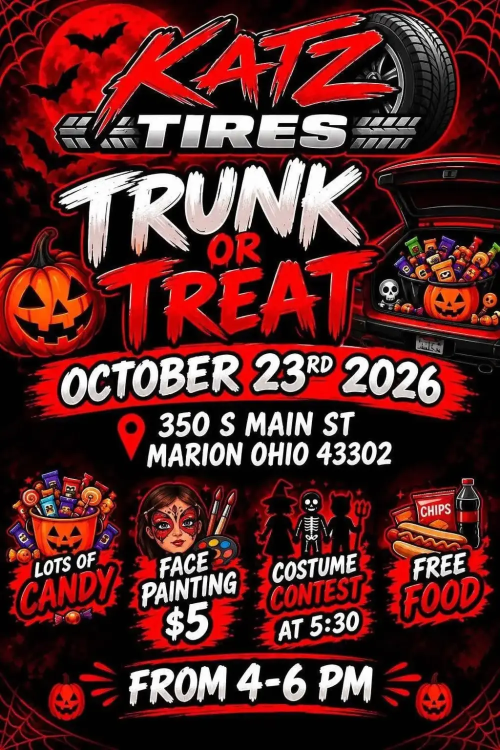 Trunk-or-Treat at Katz Tires