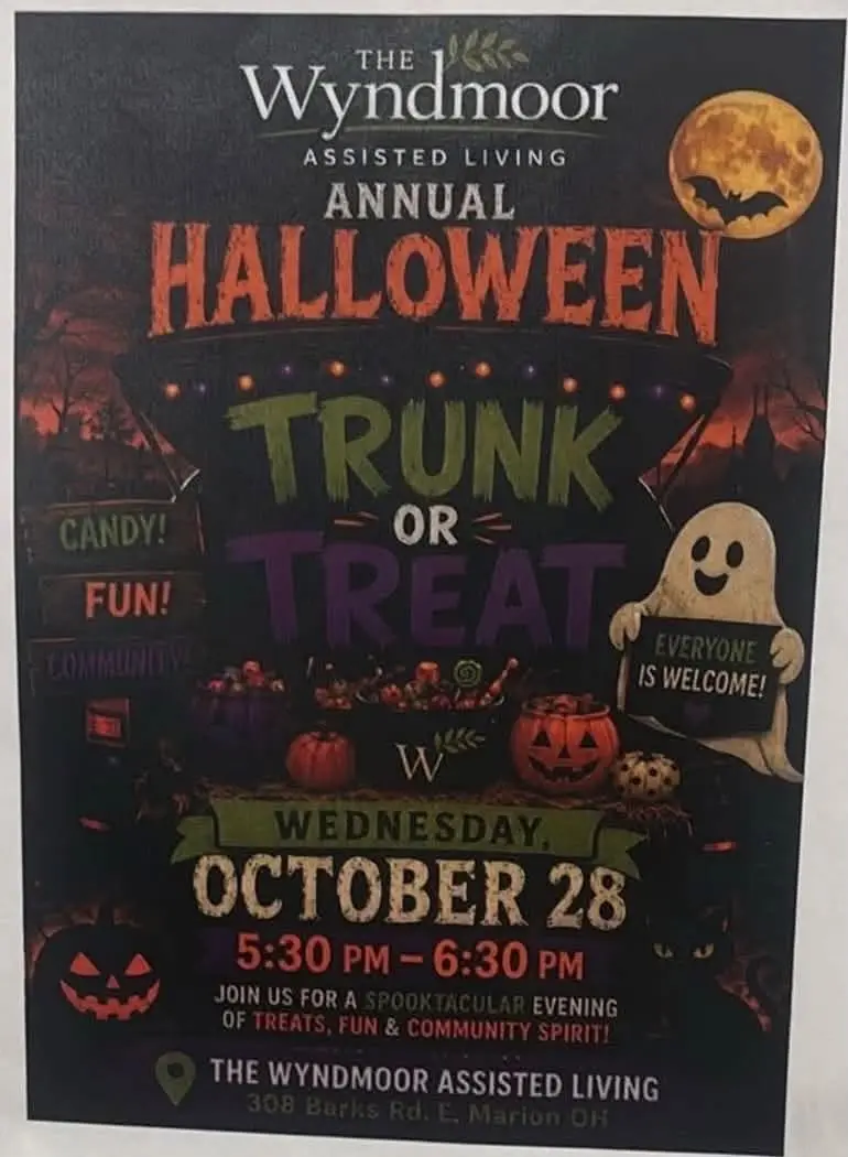 Annual Halloween Trunk-or-Treat at The Wyndmoor of Marion