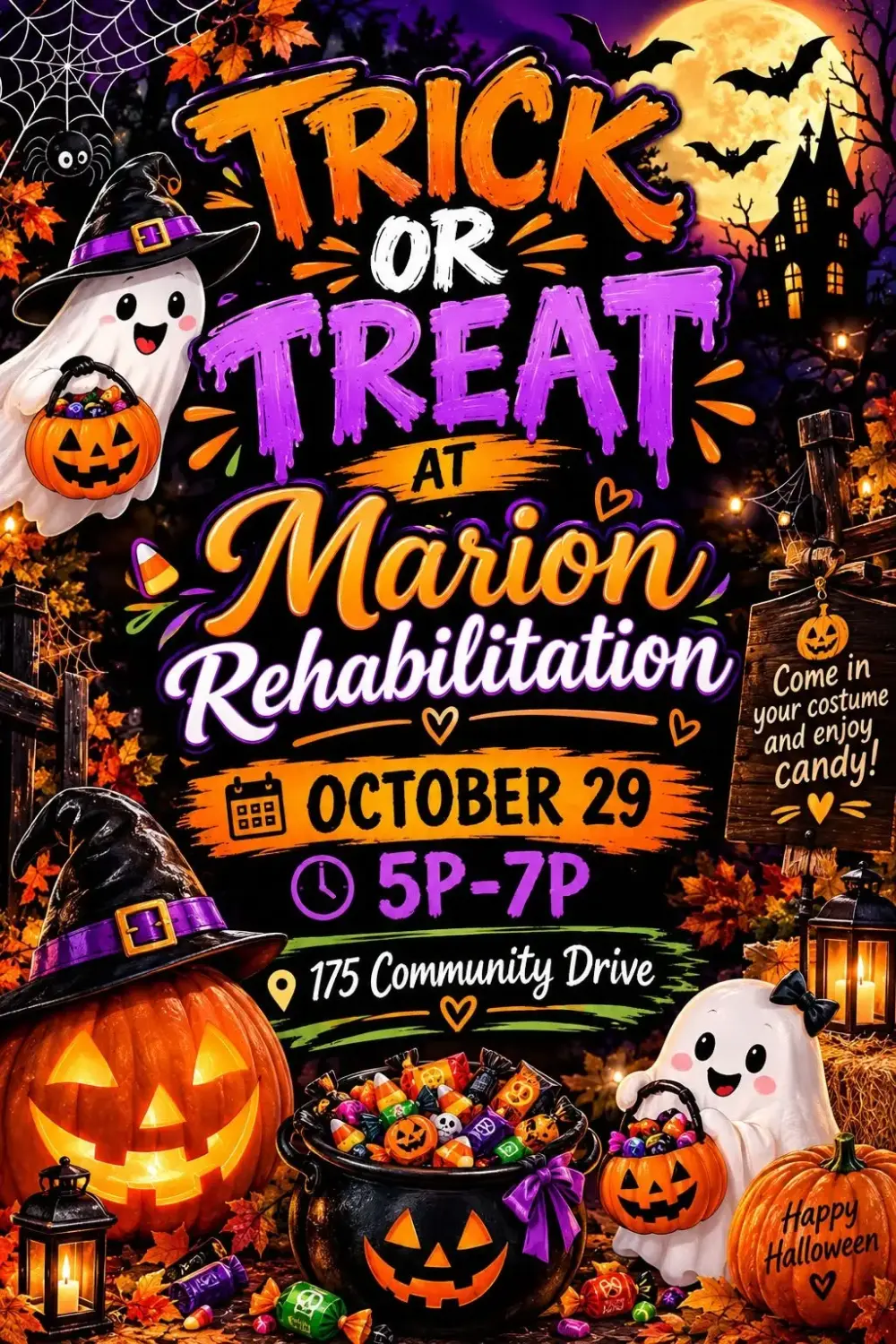 Trick-or-Treat at Marion Rehabilitation