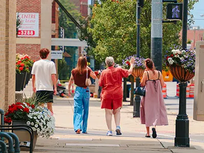 Downtown Center Street in Marion
