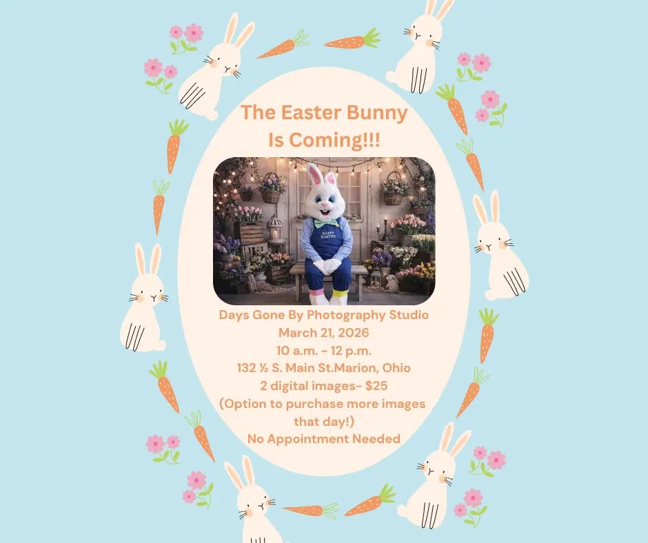Easter Bunny Drop-In Photos at Days Gone By Photography