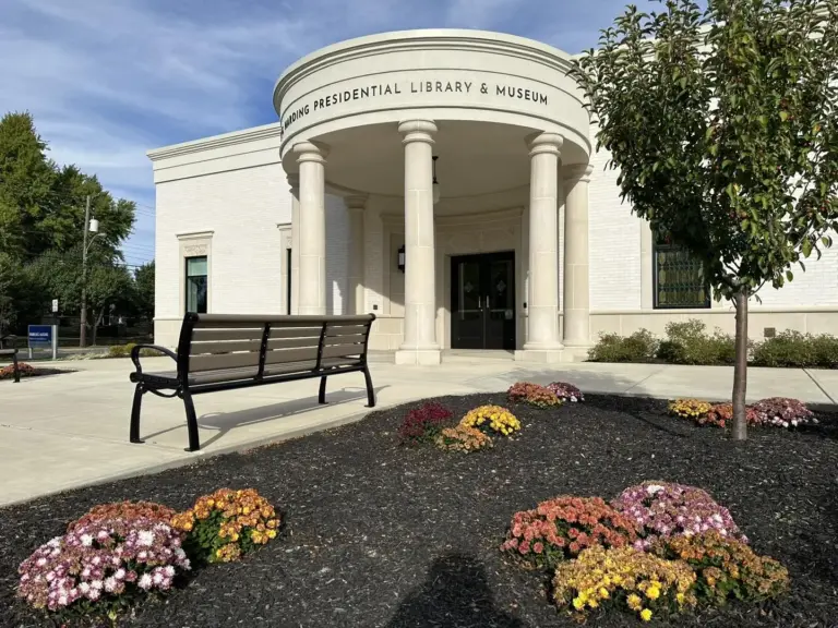 harding pres museum library