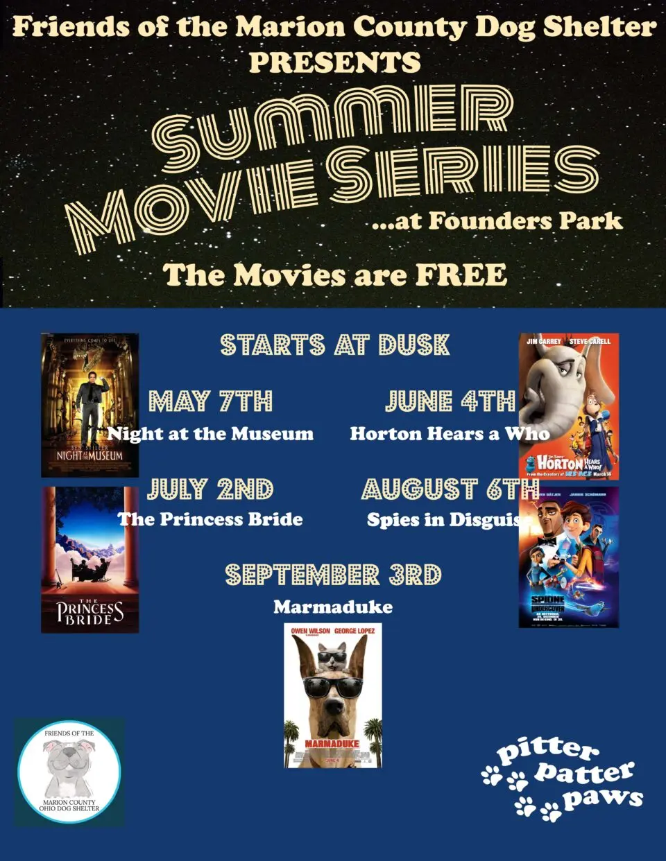 Summer Movie Series at Founders Park