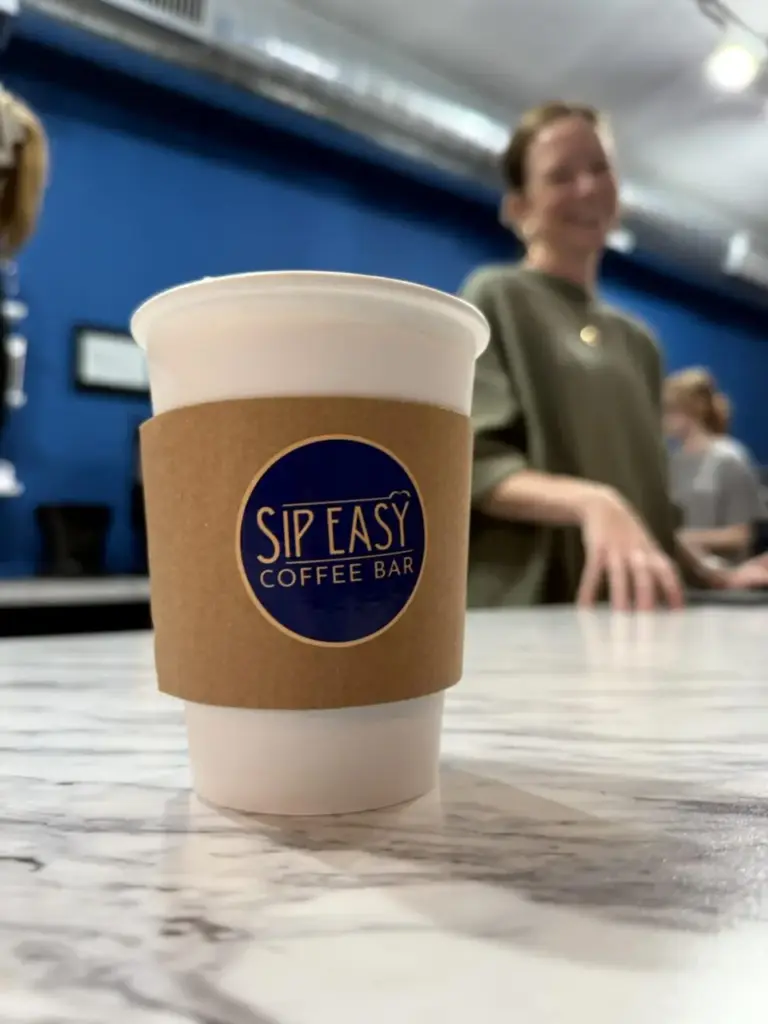 sip easy cup of coffee